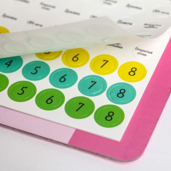 Кулинарная книга для записей на картонной доске, с наклейками, 60 листов «Счастье есть»