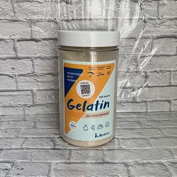 Желатин (мелкая фракция) халяль, Ilbakery, 500 гр