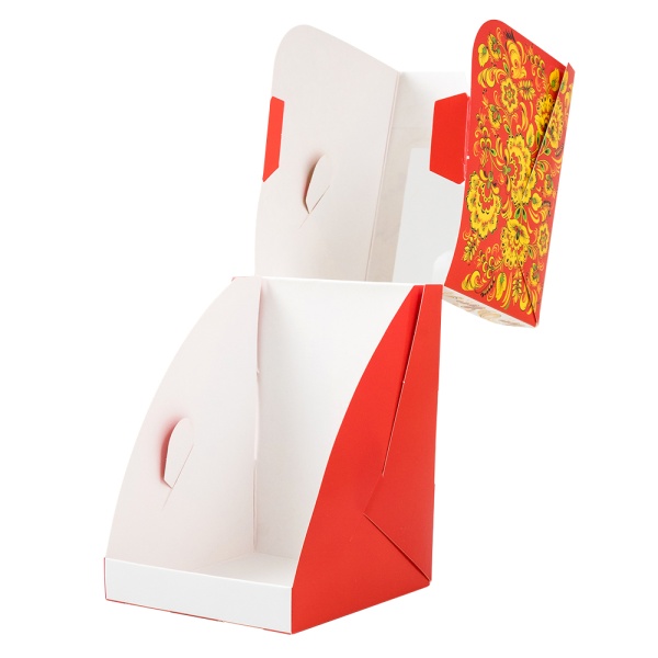 Коробка для кулича и шоколадной фигурки "Орнамент", 12,5 х 9,5 х 9,5 см