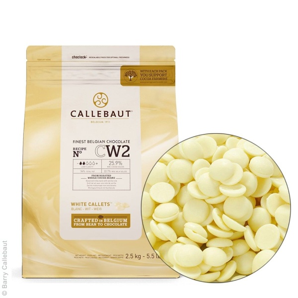 Шоколад белый Callebaut CW2 25,9% (Бельгия), 300 гр