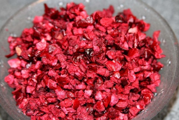 Клюква сублимированная кубик 2*5 мм 25 гр