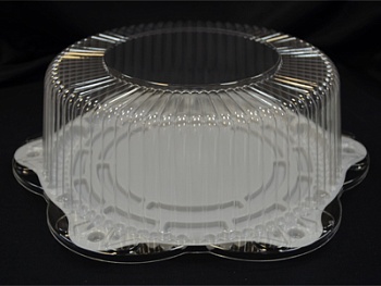 Контейнер пластиковый для торта, d-26, h-10