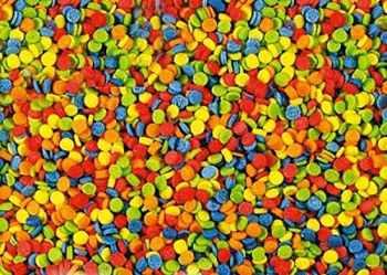 Посыпка кондитерская "Конфетти яркие мини", опт 750 гр